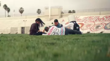 The Fred Kelly Stadium for the Orange Unified School District in the clip Moving On from Marshmellow