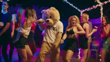 The bear suit in the video Find Me Marshmello