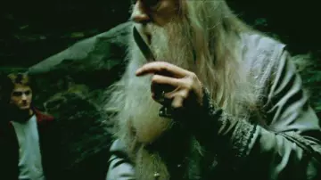 El cuchillo de Dumbledore (Michael Gambon) en Harry Potter y el misterio del príncipe