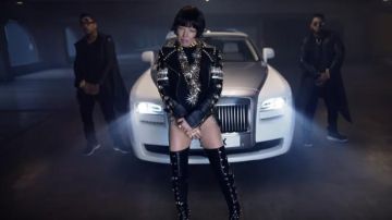 The Rolls-Royce Ghost in the clip Like it ain't nuttin' to Fergie