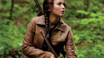 The leather jacket Katniss Everdeen (Jennifer Lawrence) in Hunger Games