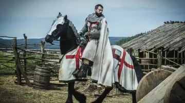 The tunic of Templar, Landry (Tom Cullen) in Knightfall