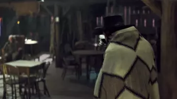 Le plaid ethnique du Sheriff Chris Mannix (Walton Goggins) dans Les 8 salopards / The Hateful Eight