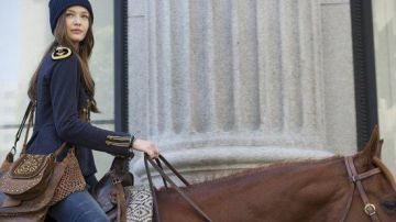 The jacket of officer, Ralph Lauren for Kristina Romanova in the movie clip Wake Me Up of Avicii