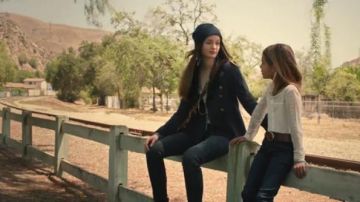 The jacket of officer blue Kristina Romanova in the movie clip Wake Me Up of Avicii