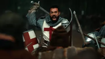 Templar shield of Landry (Tom Cullen) in Knightfall