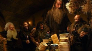 Pipa de tabaco de Kili (Aidan Turner) en El Hobbit: Un viaje inesperado