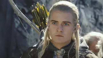Elven bow of Legolas (Orlando Bloom) in The Hobbit: A unexpected journey