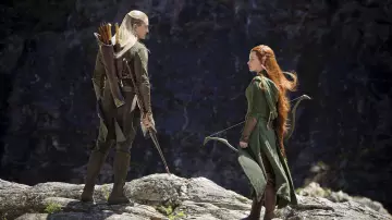Bow of Legolas (Orlando Bloom) in The Hobbit: The Desolation of Smaug
