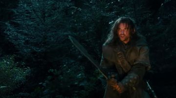 Espada de Kili (Aidan Turner) en El Hobbit: Un viaje inesperado