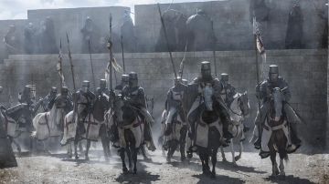 Templiers crusader casque dans Knightfall