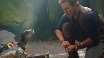 Muñeca de cuero de Owen Grady (Chris Pratt) en Jurassic World: Fallen Kingdom