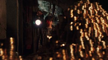 Las auténticas piezas de Gallion de los Duendes de Harry Potter (Daniel Radcliffe) en Harry Potter en la Escuela del Hechicero