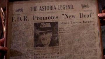 The newspaper, The Astoria Legend of Chester Copperpot in The Goonies