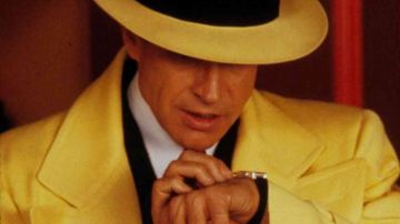 El reloj de Dick Tracy (Warren Beatty) en Dick Tracy