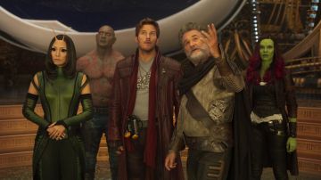 Leather coat worn by Gamora (Zoe Saldana) as seen in Guardians of The Galaxy Vol.2