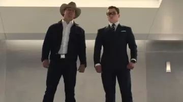 La veste en jean de Tequila dans Kingsman : The Golden Circle