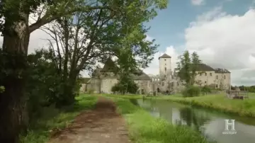 Le Château de Švihov en République Tchèque, authentique Château de Caux dans Knightfall S01E03