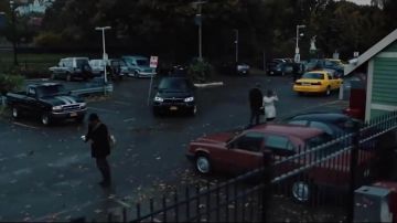 The train station is Worplesdon, replacing the authentic Tarrytown Station in The Passenger (Commuter)