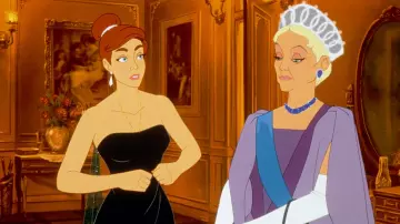 The long dress blue night Anastasia in Anastasia