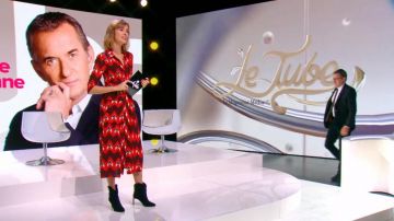 The printed dress from Isabelle Ithurburu in The tube of the 28/12/2017