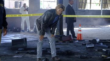 Leather Jacket worn by Angus MacGyver (Lucas Till) as seen in MacGyver S02E03