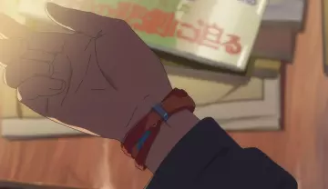 The replica of the bracelet, braided Itomori in Your Name. (Kimi no Na Wa)
