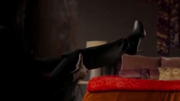 Les cuissardes noires en cuir de Mary Goodwin (Taraji P. Henson) dans Proud Mary