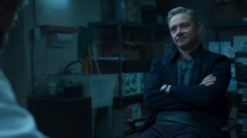 The watch of Everett K. Ross (Martin Freeman) in a Black Panther