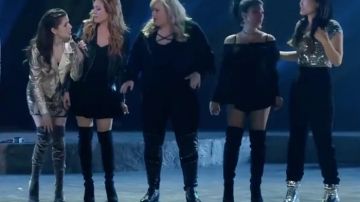 Las botas Vince Camuto de Fat Amy / Patricia (Rebel Wilson) en Pitch Perfect 3