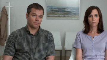 Camisa a cuadros de manga corta de Paul Safranek (Matt Damon) en Downsizing