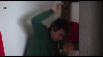 The red toilet paper in I'm doing better