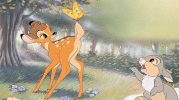 La réplique en peluche de Bambi dans Bambi