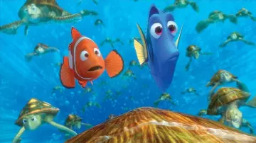 The replica plush of Nemo in finding Nemo