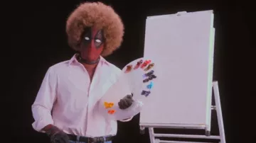 Peluca afro de Deadpool (Ryan Reynolds) para la promoción de Deadpool 2