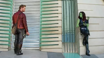 El disfraz/cosplay de Gamora (Zoe Saldana) en Guardianes de la Galaxia