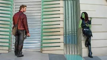 Le costume / cosplay de Gamora (Zoe Saldana) dans Les Gardiens de la Galaxie