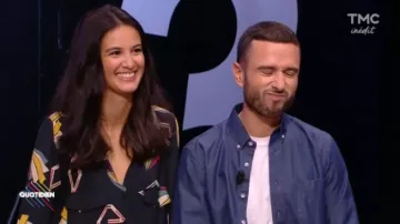 The silk dress with geometric pattern from Lilia Hassaine in Daily 12/12/2017