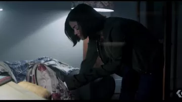 The bomber khaki Olivia (Lucy Hale) in Blumhouse's Truth or Dare
