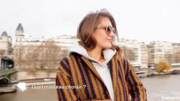 The coat to the stripes, recommended by Sophie Brafman in This is the program 09/01/2018