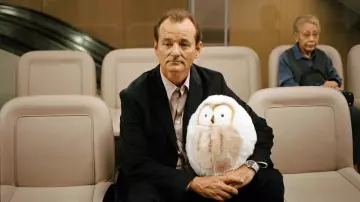 The owl plush Bob Harris (Bill Murray) in Lost in Translation
