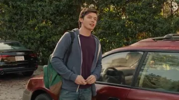 The hoody of Simon Spier (Nick Robinson) in Love, Simon