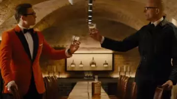 Les verres à whisky des Kingsman dans Kingsman : Le Cercle d'or