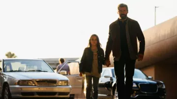 Suede jacket worn by Wolverine (Hugh Jackman) as seen in Logan