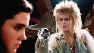Collier Pendentif porté par le Roi des Gobelins Jareth (David Bowie) comme on le voit dans le Labyrinthe
