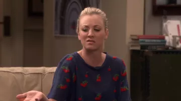 La cerise té de Penny (Kaley Cuoco) dans La Théorie du Big Bang S11E10