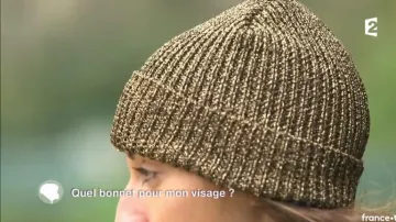 Le Bonnet en maille métallisée conseillé par Sophie Brafman dans C'est au programme du 17/01/2018