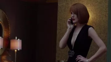 Tom Ford Miranda FT0130 Sunglasses worn by Letty Raines (Michelle Dockery) as seen in Good Behavior S01E01