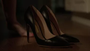 Rupert Sanderson 'Elba' High Heel Pumps worn by Letty Raines (Michelle Dockery) as seen in Good Behavior S01E04