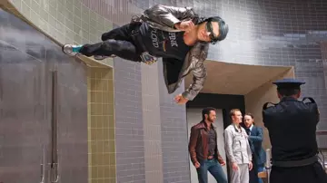 Les authentiques sneakers Converse by John Varvatos de Peter Maximoff / Vif-Argent / Quicksilver (Evan Peters) dans X-Men: Days of Future Past